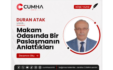 Makam Odasında Bir Paslaşmanın Anlattıkları