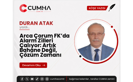 Arca Çorum FK’da Alarm Zilleri Çalıyor: Artık Bahane Değil, Çözüm Zamanı