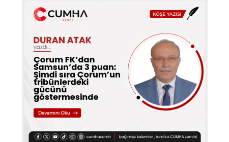 Çorum FK’dan Samsun’da 3 puan: Şimdi sıra Çorum’un tribünlerdeki gücünü göstermesinde