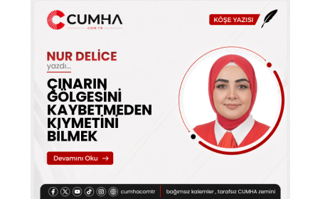 ÇINARIN GÖLGESİNİ KAYBETMEDEN KIYMETİNİ BİLMEK
