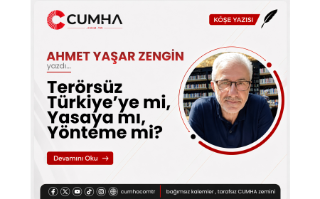 Terörsüz Türkiye’ye mi, Yasaya mı, Yönteme mi?