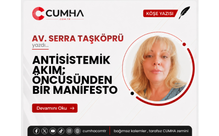 ANTİSİSTEMİK AKIM: ÖNCÜSÜNDEN BİR MANİFESTO