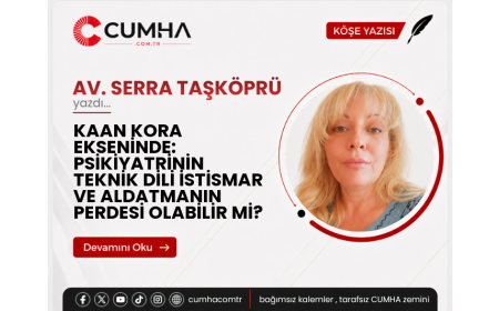 KAAN KORA EKSENİNDE: PSİKİYATRİNİN TEKNİK DİLİ İSTİSMAR VE ALDATMANIN PERDESİ OLABİLİR Mİ?