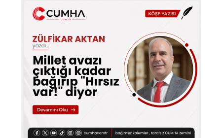 Millet avazı çıktığı kadar bağırıp "Hırsız var!" diyor