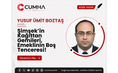 Şimşek’in Kağıttan Gemileri, Emeklinin Boş Tenceresi!