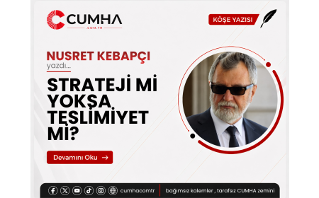 STRATEJİ Mİ YOKSA TESLİMİYET Mİ?