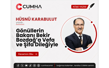 Gönüllerin Bakanı Bekir Bozdağ’a Vefa ve Şifa Dileğiyle