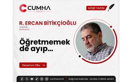 Öğretmemek de ayıp…