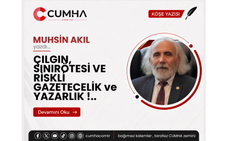 ÇILGIN, SINIRÖTESİ VE RİSKLİ GAZETECELİK ve YAZARLIK !..