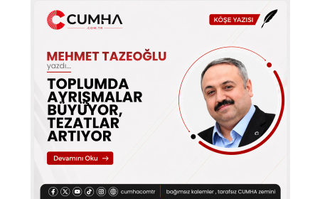 TOPLUMDA AYRIŞMALAR BÜYÜYOR, TEZATLAR ARTIYOR