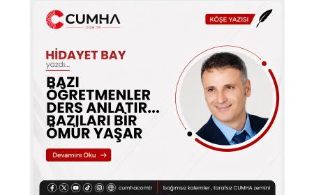 BAZI ÖĞRETMENLER DERS ANLATIR... BAZILARI BİR ÖMÜR YAŞAR