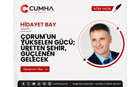 ÇORUM'UN YÜKSELEN GÜCÜ; ÜRETEN ŞEHİR, GÜÇLENEN GELECEK