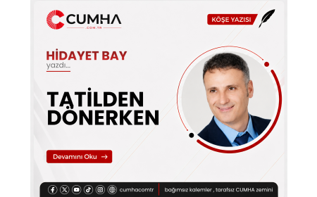 TATİLDEN DÖNERKEN