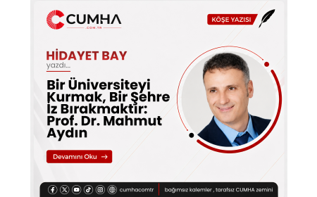 Bir Üniversiteyi Kurmak, Bir Şehre İz Bırakmaktır: Prof. Dr. Mahmut Aydın