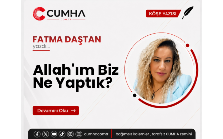 Allah'ım Biz Ne Yaptık?