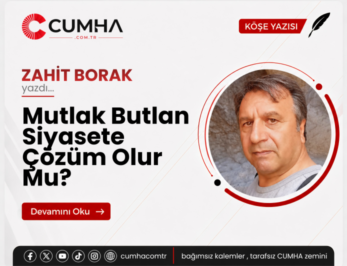 Mutlak Butlan Siyasete Çözüm Olur Mu?