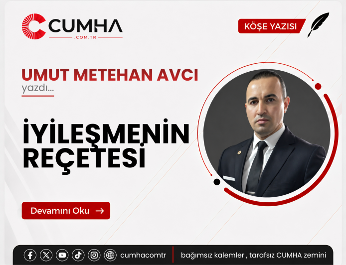 İYİLEŞMENİN REÇETESİ