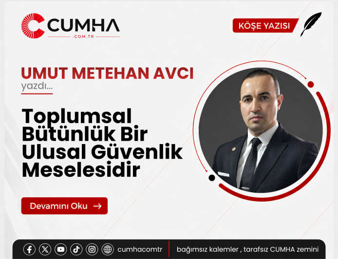 Toplumsal Bütünlük Bir Ulusal Güvenlik Meselesidir
