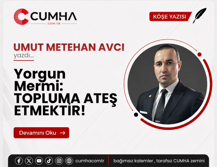 Yorgun Mermi: TOPLUMA ATEŞ ETMEKTİR!