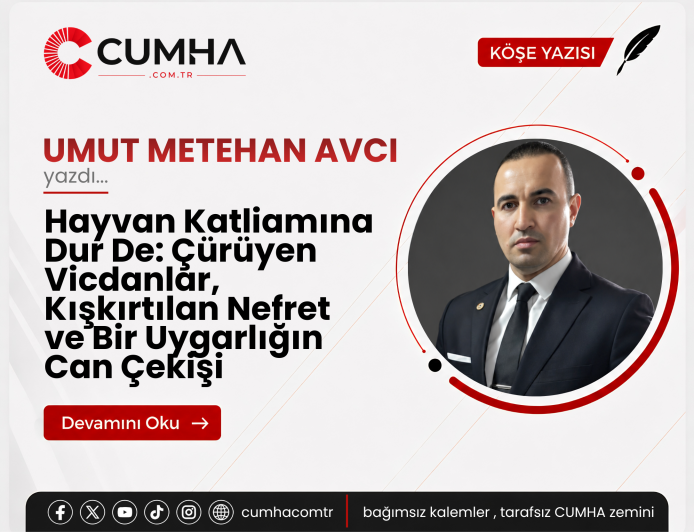 Hayvan Katliamına Dur De: Çürüyen Vicdanlar, Kışkırtılan Nefret ve Bir Uygarlığın Can Çekişi