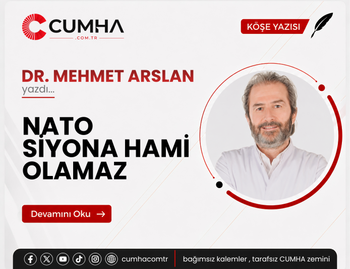 NATO SİYONA HAMİ OLAMAZ