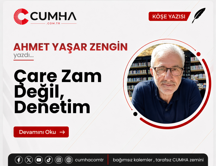 Çare Zam Değil, Denetim