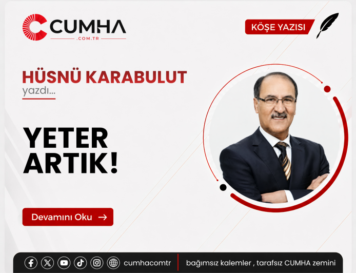 YETER ARTIK!