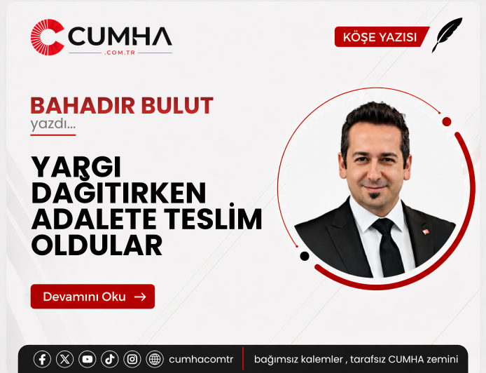 YARGI DAĞITIRKEN ADALETE TESLİM OLDULAR