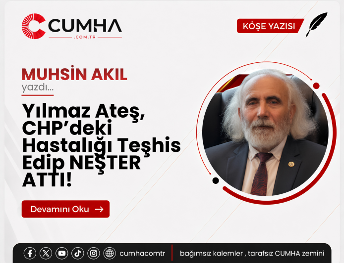 Yılmaz Ateş, CHP’deki Hastalığı Teşhis Edip NEŞTER ATTI!