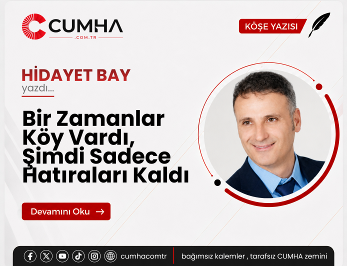 Bir Zamanlar Köy Vardı, Şimdi Sadece Hatıraları Kaldı
