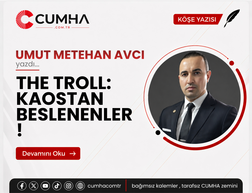 THE TROLL:  KAOSTAN BESLENENLER !