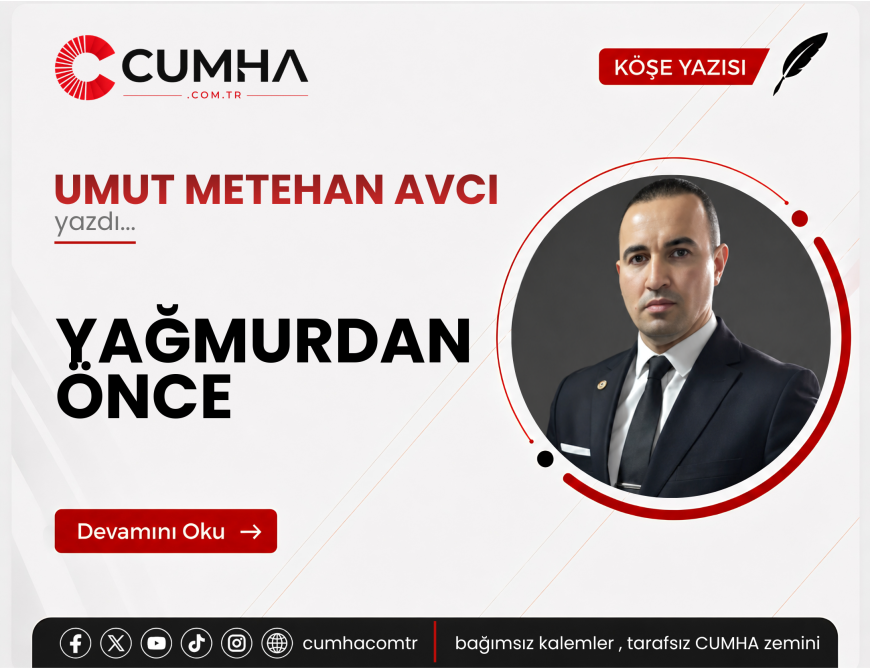 YAĞMURDAN ÖNCE