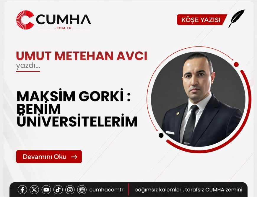 MAKSİM GORKİ : BENİM ÜNİVERSİTELERİM