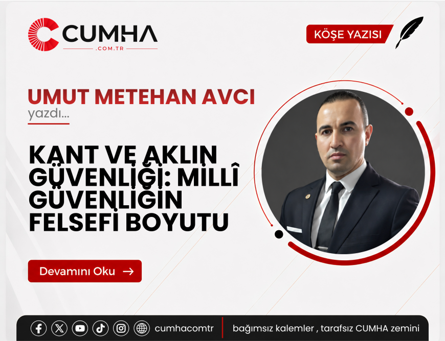 KANT VE AKLIN GÜVENLİĞİ: MİLLÎ GÜVENLİĞİN FELSEFİ BOYUTU