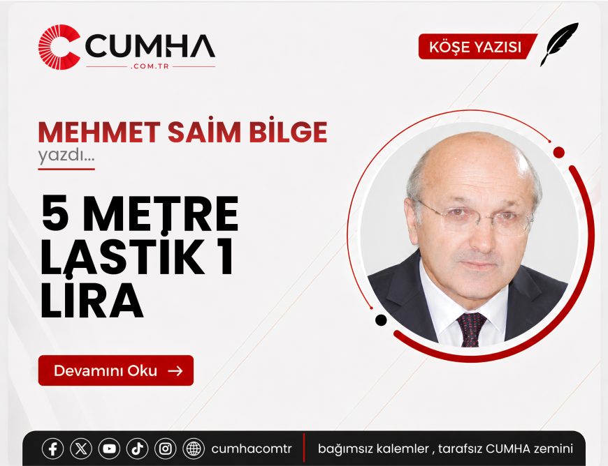 5 METRE LASTİK 1 LİRA