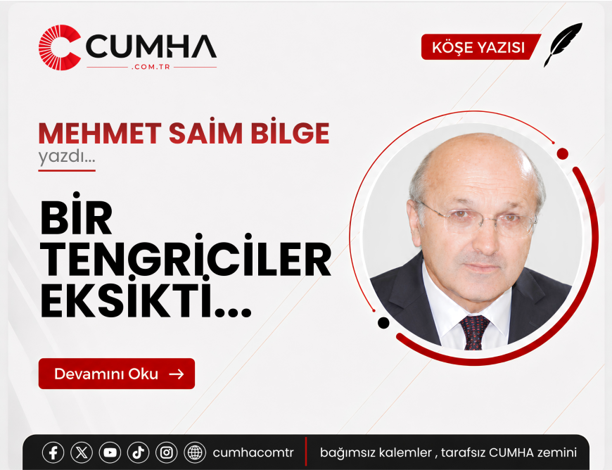 BİR TENGRİCİLER EKSİKTİ...
