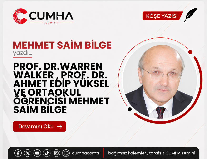 PROF. DR.WARREN WALKER , PROF. DR. AHMET EDİP YÜKSEL VE ORTAOKUL ÖĞRENCİSİ MEHMET SAİM BİLGE