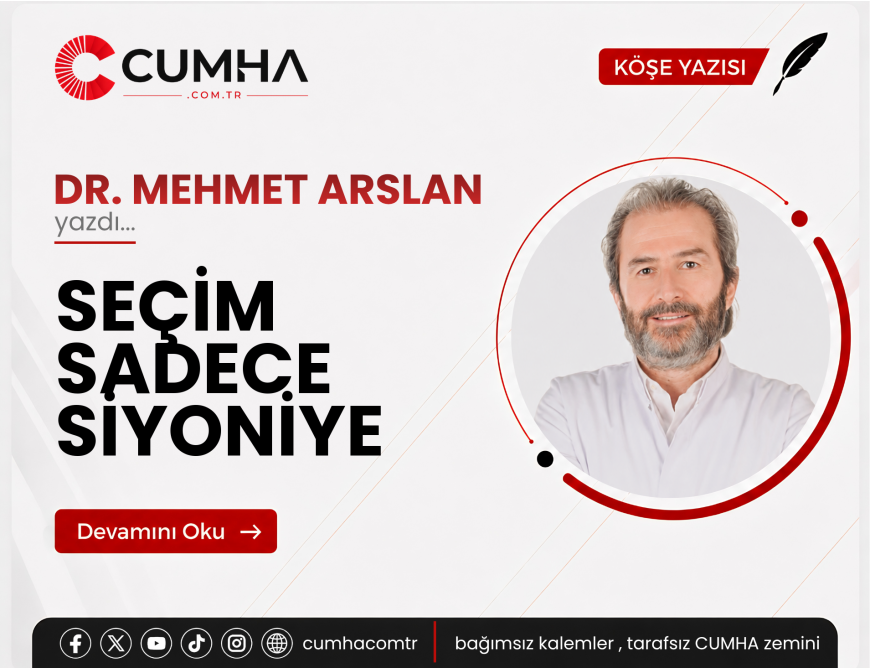 SEÇİM SADECE SİYONİYE