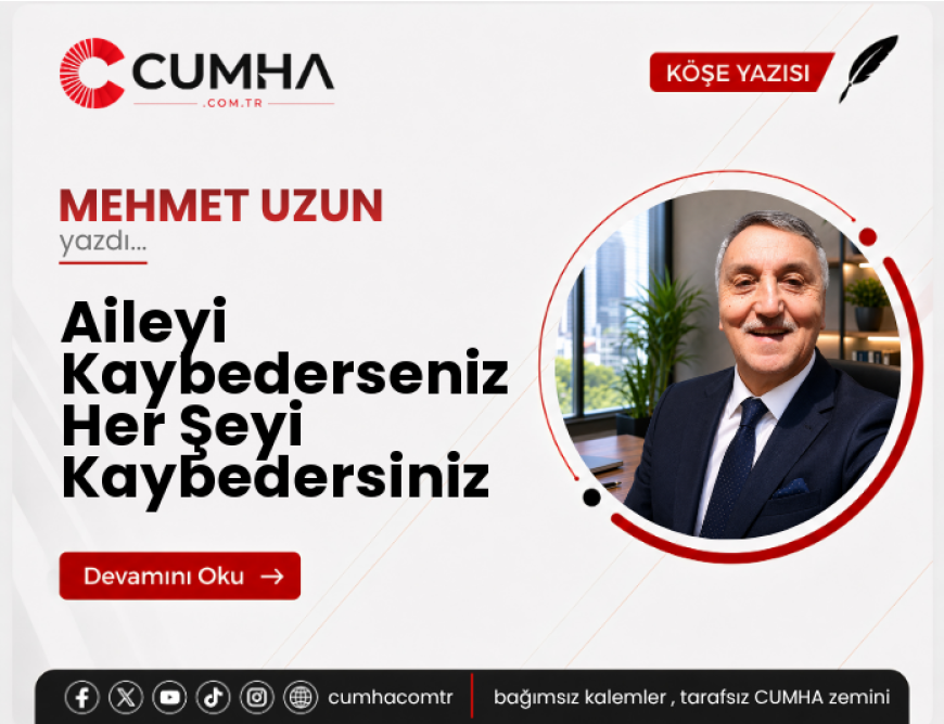 Aileyi Kaybederseniz Her Şeyi Kaybedersiniz