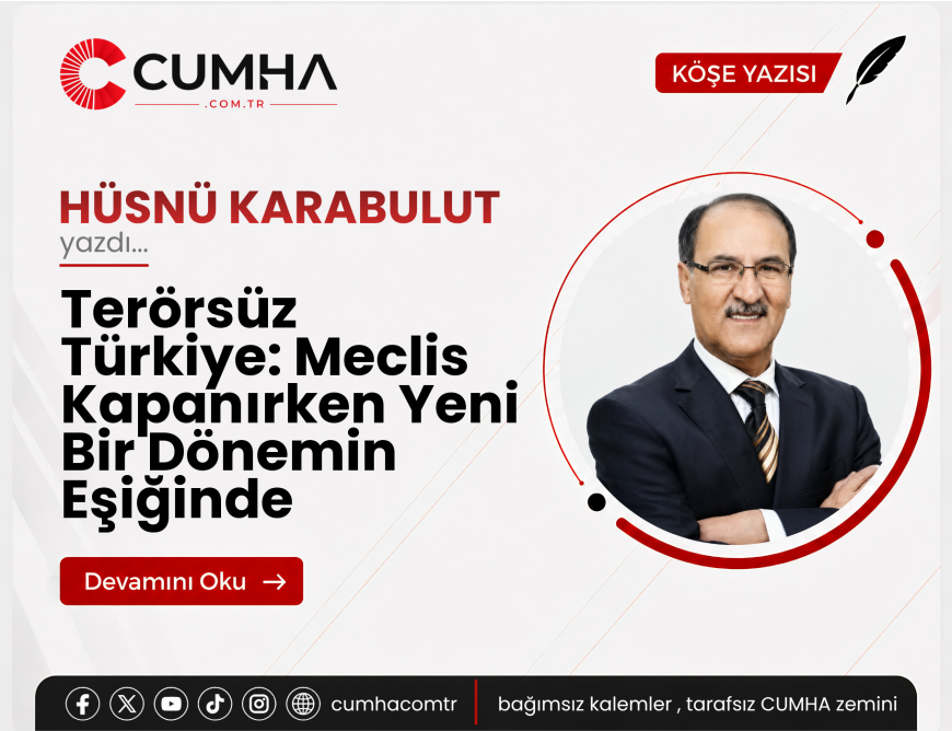 Terörsüz Türkiye: Meclis Kapanırken Yeni Bir Dönemin Eşiğinde