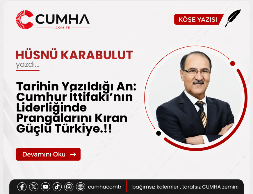 Tarihin Yazıldığı An: Cumhur İttifakı’nın Liderliğinde Prangalarını Kıran Güçlü Türkiye.!!