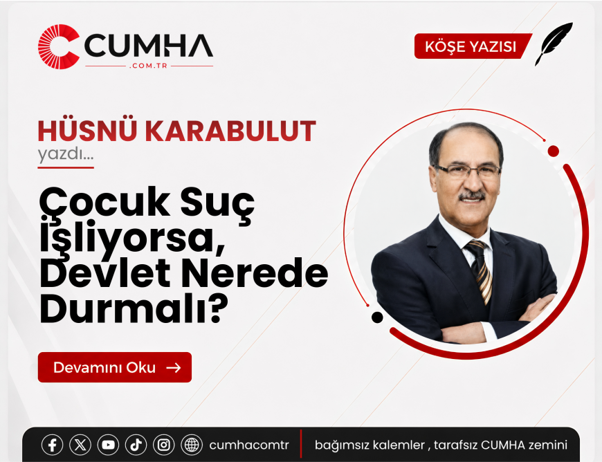 Çocuk Suç İşliyorsa, Devlet Nerede Durmalı?