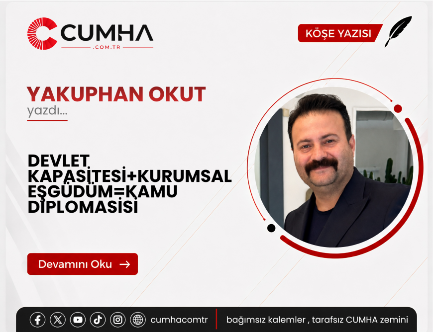 DEVLET KAPASİTESİ+KURUMSAL EŞGÜDÜM=KAMU DİPLOMASİSİ