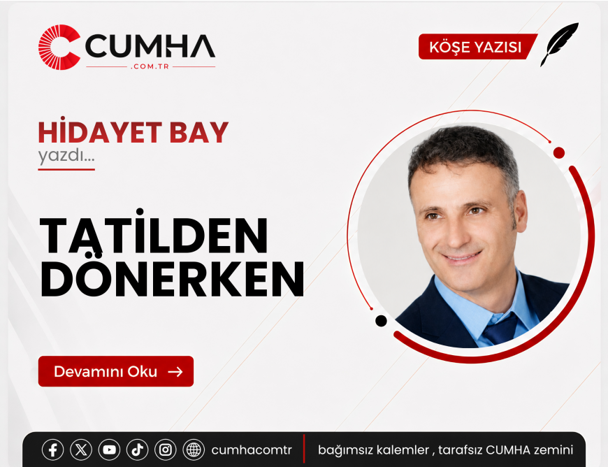 TATİLDEN DÖNERKEN