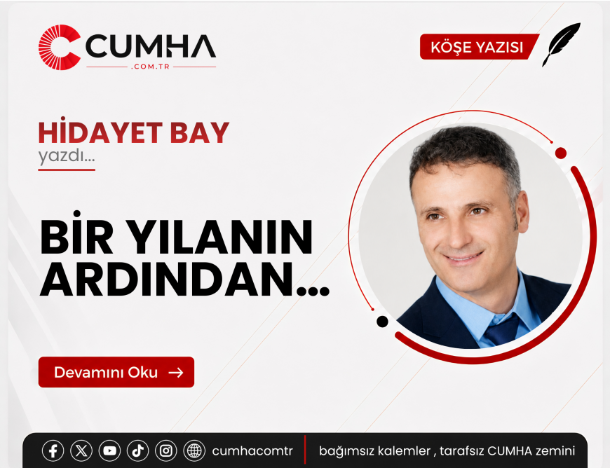 BİR YILANIN ARDINDAN…