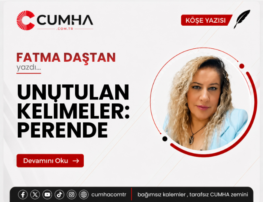 UNUTULAN KELİMELER: PERENDE